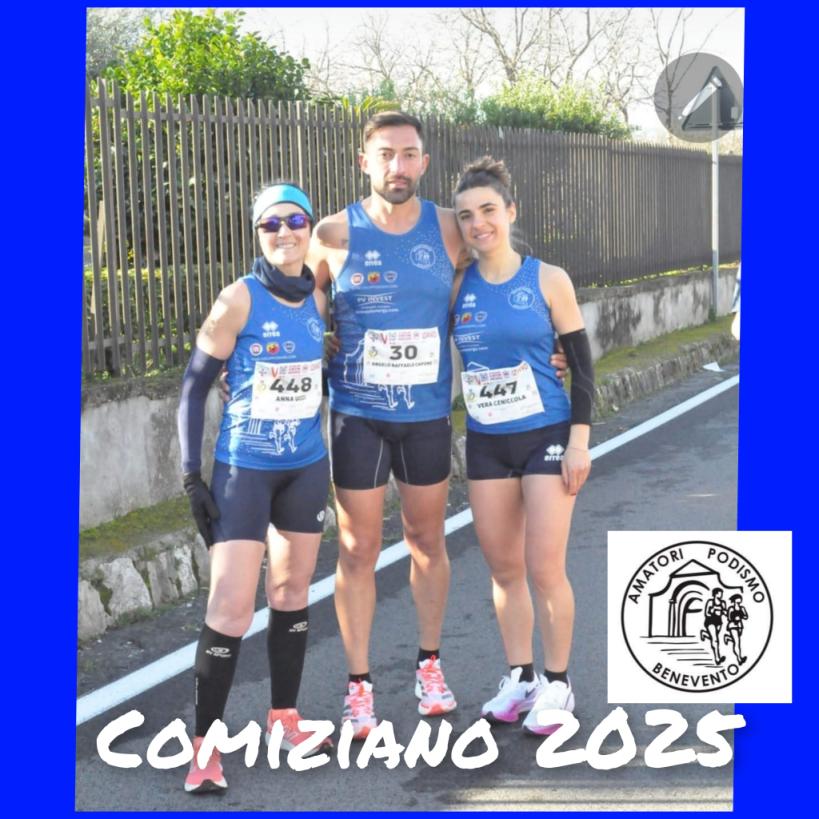 Amatori Podismo Benevento presente a Comiziano (Na)  e alla Maratona di San Valentino