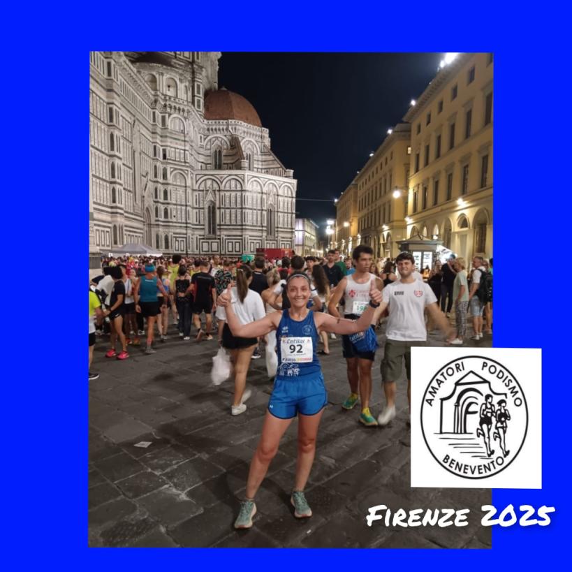 Amatori Podismo Benevento presente alla Cetilar Run Notturna di San Giovanni in quel di Firenze