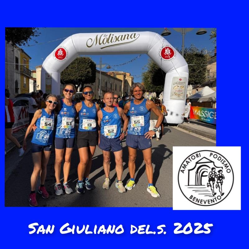 Amatori Podismo Benevento presente al 7° Trofeo podistico " PerCorrendo  San Giuliano"
