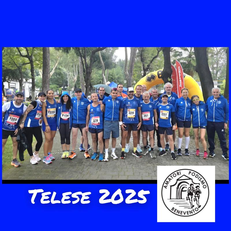 Amatori Podismo Benevento presente domenica 5 Ottobre alla “Telesia Half Marathon” di  21km e 10 km  e alla " Trento Half Marathon".