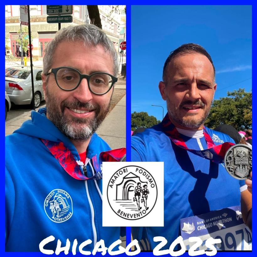 Successo di Amatori Podismo Benevento alla Chicago Marathon