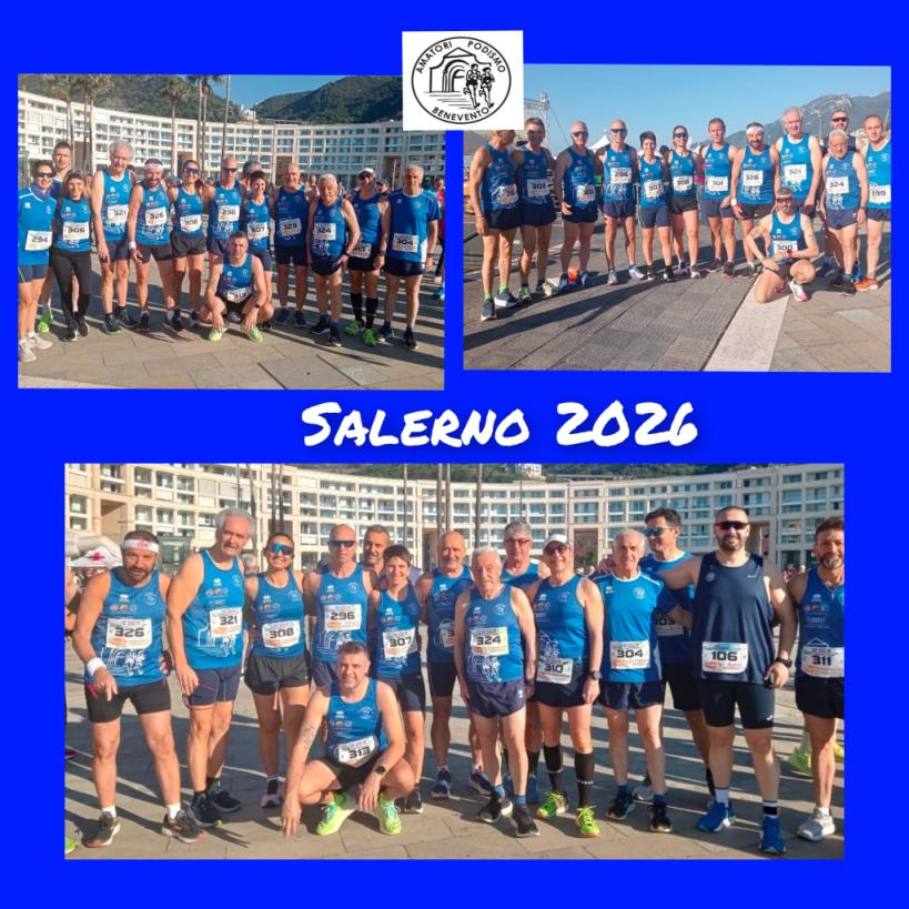 Domenica sugli scudi per Amatori Podismo Benevento a Salerno