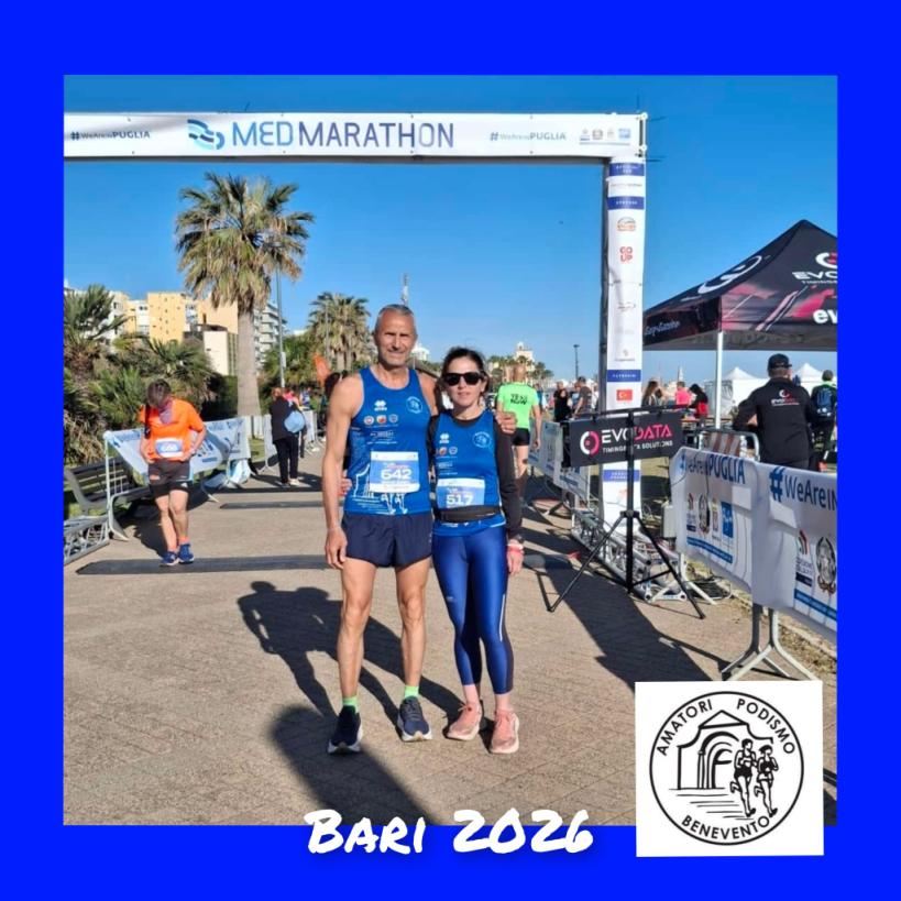 Amatori Podismo Benevento alla "Bari Med Marathon"