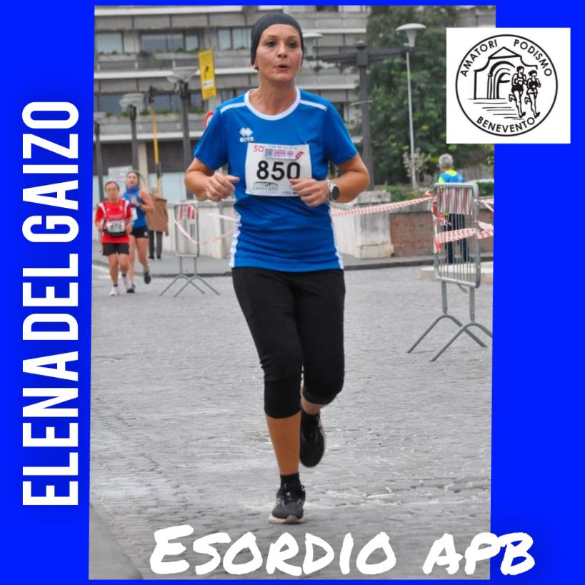 Esordio  in APB di Elena Del Gaizo